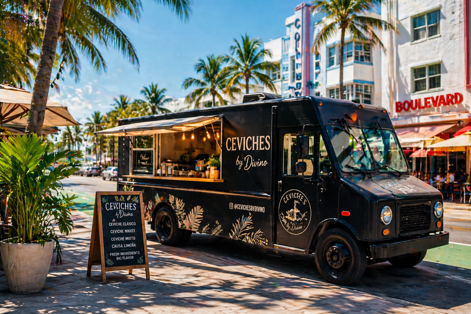 Food truck profesional completamente equipado
